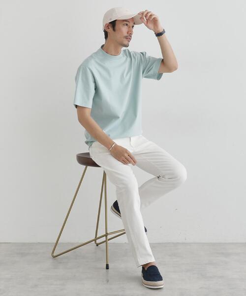 TAKEO KIKUCHI（タケオキクチ）の「コットンツイルBBキャップ（キャップ・メンズ・オフホワイト/ターコイズブルー系/ライトブルー/ブラック・00）」の17枚目の写真