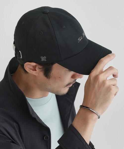 TAKEO KIKUCHI（タケオキクチ）の「コットンツイルBBキャップ（キャップ・メンズ・オフホワイト/ターコイズブルー系/ライトブルー/ブラック・00）」の19枚目の写真