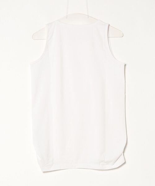 Julier Yoga and Relax（ジュリエヨガアンドリラックス）の「Julier (定番)Ecocoべア天竺タンクトップ（タンクトップ・レディース・ピンク/ホワイト/ネイビー・1/0）」の16枚目の写真