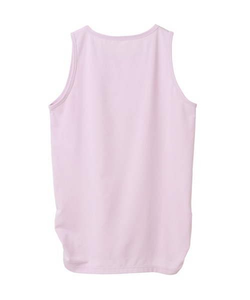 Julier Yoga and Relax（ジュリエヨガアンドリラックス）の「Julier (定番)Ecocoべア天竺タンクトップ（タンクトップ・レディース・ピンク/ホワイト/ネイビー・1/0）」の9枚目の写真