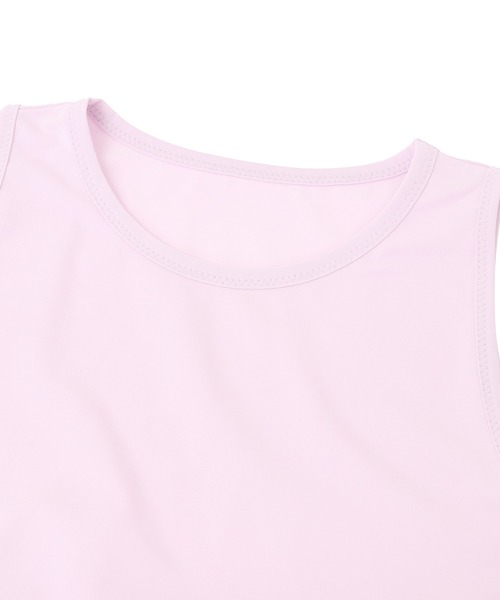 Julier Yoga and Relax（ジュリエヨガアンドリラックス）の「Julier (定番)Ecocoべア天竺タンクトップ（タンクトップ・レディース・ピンク/ホワイト/ネイビー・1/0）」の10枚目の写真