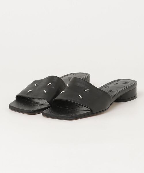 MAISON MARGIELA メゾンマルジェラ サンダル レザーミュール 35 Maison Margiela＊Tabi leather ストラップサンダル＊送料込