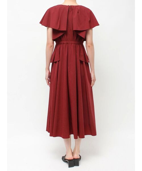 TONAL（トーナル）の「フリルペプラムワンピース（ワンピース・レディース・ライトブルー/レッド/ブラウン・MEDIUM）」の20枚目の写真
