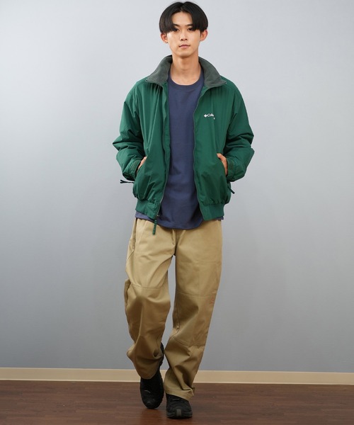 Columbia（コロンビア）の「columbia/コロンビア FALMOUTH JACKET ジャケット ナイロン 裏フリース 撥水 PM0563（ナイロンジャケット・メンズ・グリーン/カモフラージュ/ベージュ/ダークグレー・XL/L/M/S）」の16枚目の写真