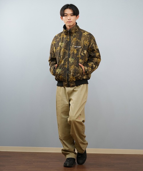 Columbia（コロンビア）の「columbia/コロンビア FALMOUTH JACKET ジャケット ナイロン 裏フリース 撥水 PM0563（ナイロンジャケット・メンズ・グリーン/カモフラージュ/ベージュ/ダークグレー・XL/L/M/S）」の22枚目の写真