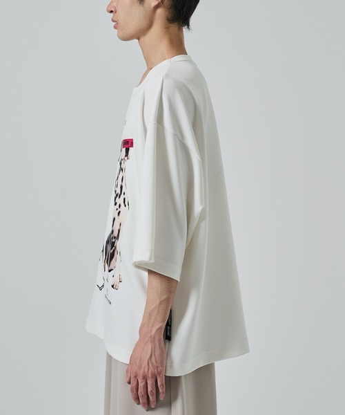 SHAREEF（シャリーフ）の「【SHAREEF】APPLE×DOG TEE（Tシャツ/カットソー・メンズ・ホワイト/ブラック・1/2）」の8枚目の写真