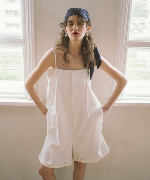 ストラップショートオールインワン（つなぎ/オールインワン）｜HANNE