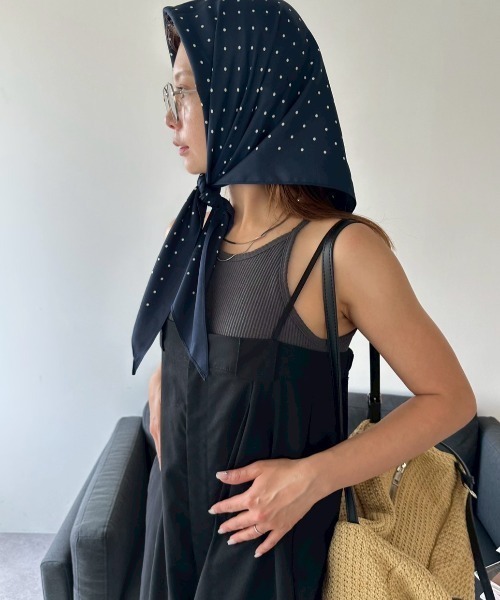 HANNE(アン)の「ストラップショートオールインワン(つなぎ/オールインワン・レディース・ホワイト/ブラック・SMALL/MEDIUM)」の8枚目の写真