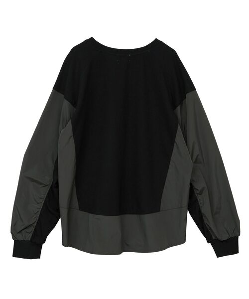 Editt by YECCA VECCA(エディットバイイェッカヴェッカ)の「素材MIX裾ZIPプルオーバー(スウェット・レディース・その他6/ブラック・FREE)」の20枚目の写真