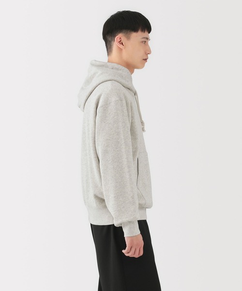 MUJI Labo(ムジラボ)の「〔MUJI Labo〕紳士 昔ながらの製法で編み立てたスウェットパーカ(パーカー・メンズ・ブラック/ダークネイビー/オートミール・M/L/XL)」の8枚目の写真