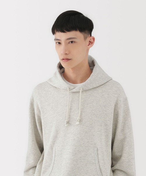 MUJI Labo(ムジラボ)の「〔MUJI Labo〕紳士 昔ながらの製法で編み立てたスウェットパーカ(パーカー・メンズ・ブラック/ダークネイビー/オートミール・M/L/XL)」の10枚目の写真