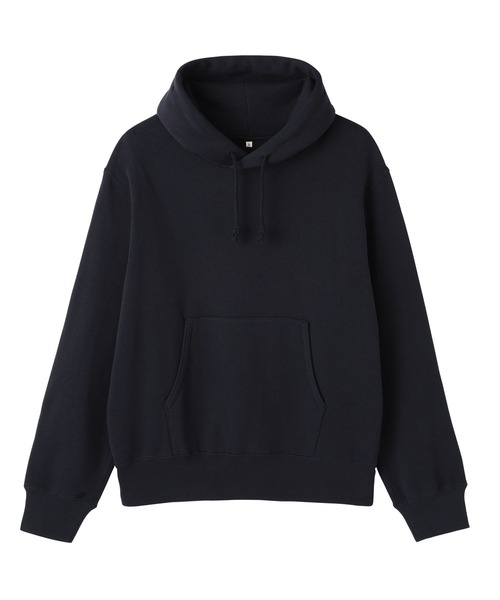 MUJI Labo(ムジラボ)の「〔MUJI Labo〕紳士 昔ながらの製法で編み立てたスウェットパーカ(パーカー・メンズ・ブラック/ダークネイビー/オートミール・M/L/XL)」の15枚目の写真
