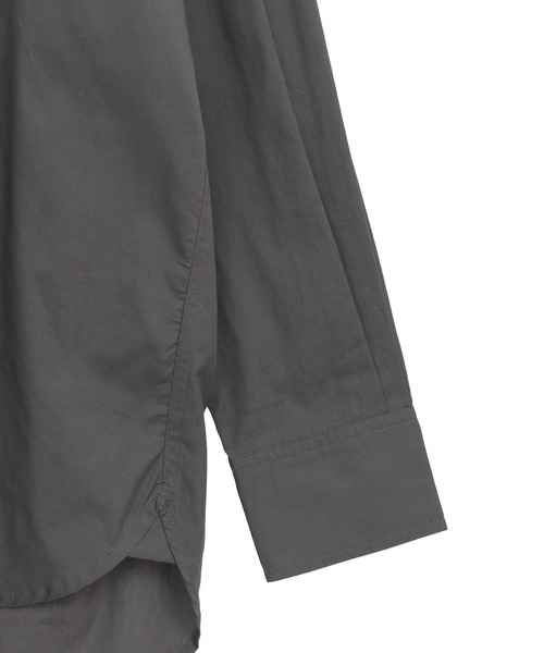 CRAFT STANDARD BOUTIQUE（クラフトスタンダードブティック）の「【追加】バンドカラーシャツ◇（シャツ/ブラウス・レディース・ネイビー系2/ベージュ系その他2/グレー系その他2/ブラウン系その他4/チャコールグレー/オフホワイト・L/M/S）」の21枚目の写真