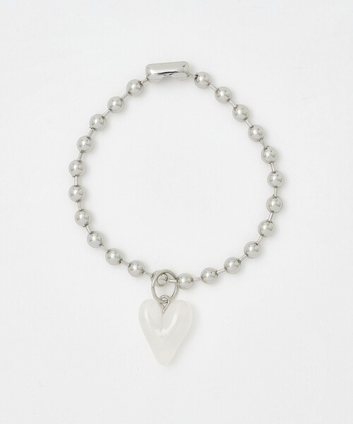 CITEN（シテン）の「＜CITEN＞カラバリクリアハートブレスレット（ブレスレット・レディース・ライラック/ブラック/ライトピンク/コバルトブルー/ケリーグリーン/イエロー/オレンジ/ホワイト/レッド・FREE）」の10枚目の写真