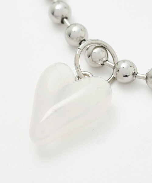 CITEN（シテン）の「＜CITEN＞カラバリクリアハートブレスレット（ブレスレット・レディース・ライラック/ブラック/ライトピンク/コバルトブルー/ケリーグリーン/イエロー/オレンジ/ホワイト/レッド・FREE）」の12枚目の写真