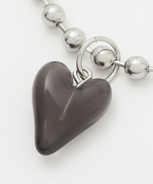 CITEN（シテン）の「＜CITEN＞カラバリクリアハートブレスレット（ブレスレット・レディース・ライラック/ブラック/ライトピンク/コバルトブルー/ケリーグリーン/イエロー/オレンジ/ホワイト/レッド・FREE）」の14枚目の写真