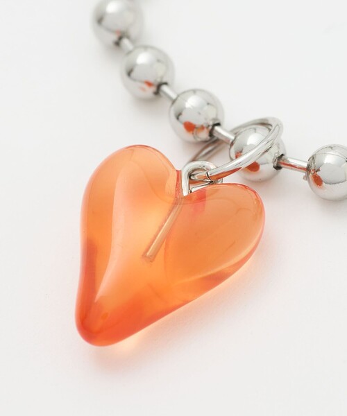 CITEN（シテン）の「＜CITEN＞カラバリクリアハートブレスレット（ブレスレット・レディース・ライラック/ブラック/ライトピンク/コバルトブルー/ケリーグリーン/イエロー/オレンジ/ホワイト/レッド・FREE）」の18枚目の写真