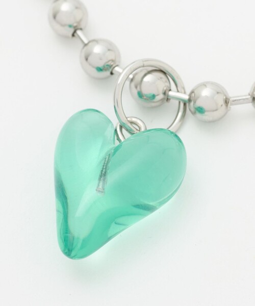 CITEN（シテン）の「＜CITEN＞カラバリクリアハートブレスレット（ブレスレット・レディース・ライラック/ブラック/ライトピンク/コバルトブルー/ケリーグリーン/イエロー/オレンジ/ホワイト/レッド・FREE）」の20枚目の写真