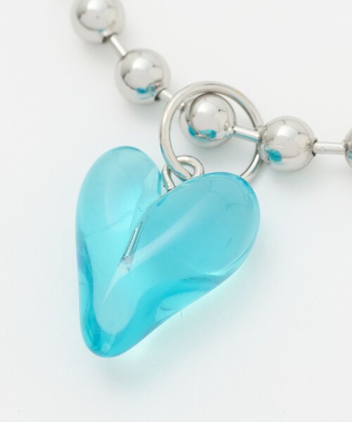 CITEN（シテン）の「＜CITEN＞カラバリクリアハートブレスレット（ブレスレット・レディース・ライラック/ブラック/ライトピンク/コバルトブルー/ケリーグリーン/イエロー/オレンジ/ホワイト/レッド・FREE）」の21枚目の写真