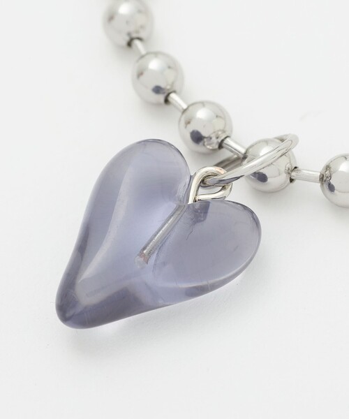 CITEN（シテン）の「＜CITEN＞カラバリクリアハートブレスレット（ブレスレット・レディース・ライラック/ブラック/ライトピンク/コバルトブルー/ケリーグリーン/イエロー/オレンジ/ホワイト/レッド・FREE）」の22枚目の写真