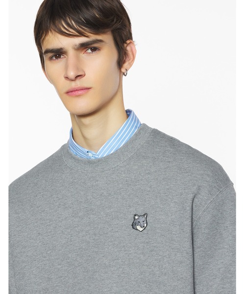 Maison Kitsune(メゾンキツネ)の「FOX HEAD COMFORT SWEATSHIRT(スウェット・メンズ・ブラック/ネイビー/グレー・XL/L/M/S/XS)」の2枚目の写真