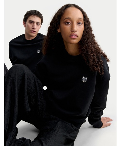 Maison Kitsune(メゾンキツネ)の「FOX HEAD COMFORT SWEATSHIRT(スウェット・メンズ・ブラック/ネイビー/グレー・XL/L/M/S/XS)」の19枚目の写真