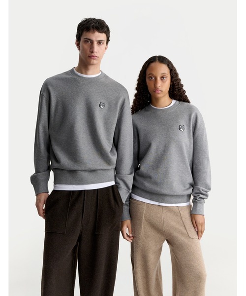 Maison Kitsune(メゾンキツネ)の「FOX HEAD COMFORT SWEATSHIRT(スウェット・メンズ・ブラック/ネイビー/グレー・XL/L/M/S/XS)」の9枚目の写真