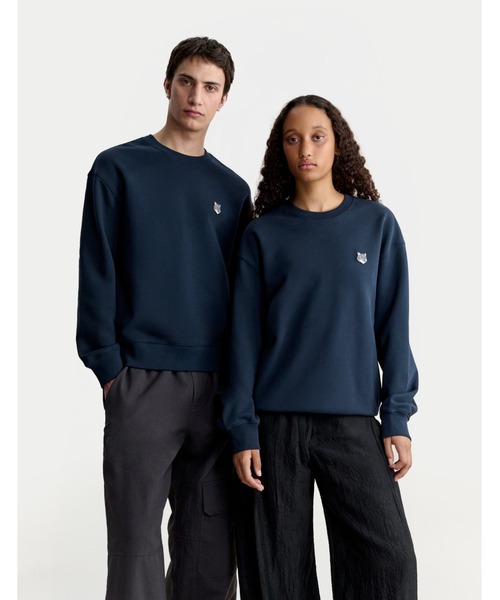 Maison Kitsune(メゾンキツネ)の「FOX HEAD COMFORT SWEATSHIRT(スウェット・メンズ・ブラック/ネイビー/グレー・XL/L/M/S/XS)」の15枚目の写真
