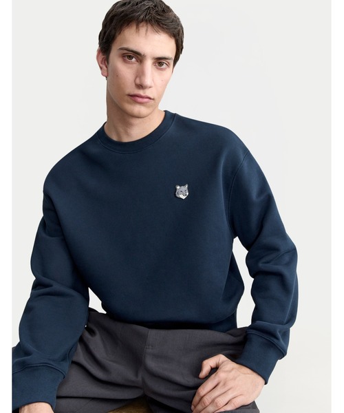 Maison Kitsune(メゾンキツネ)の「FOX HEAD COMFORT SWEATSHIRT(スウェット・メンズ・ブラック/ネイビー/グレー・XL/L/M/S/XS)」の16枚目の写真