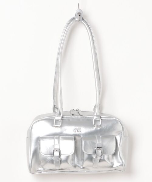 GORGE(ゴージ)の「《フェイクレザー×2ポケット》レディース ハンドバッグ ダブルポケット モード 春夏秋冬(ハンドバッグ・レディース・ブラック/レッド/ブラウン/シルバー・F)」の20枚目の写真