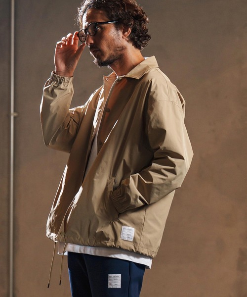 mj10964-matte texture coach jacket コーチジャケット(WR25W-22)
