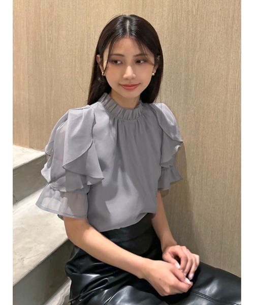 Sustainableオーガンシースルーブラウス（シャツ/ブラウス）｜SNIDEL