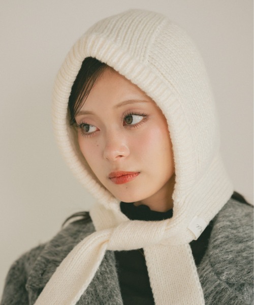 マフラータイニットフーディー/バラクラバ（マフラー）｜VANNIE U