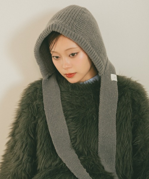 マフラータイニットフーディー/バラクラバ（マフラー）｜VANNIE U