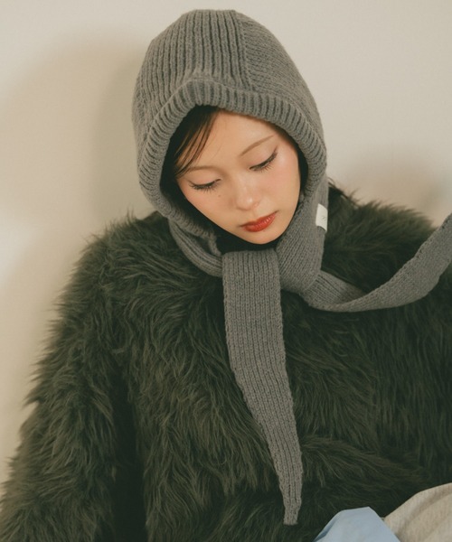 マフラータイニットフーディー/バラクラバ（マフラー）｜VANNIE U