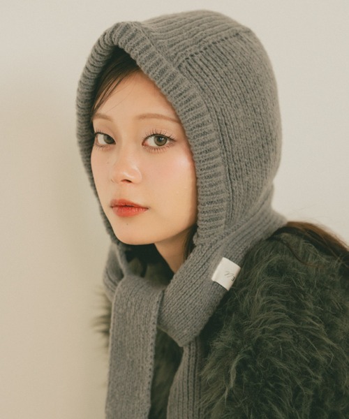 マフラータイニットフーディー/バラクラバ（マフラー）｜VANNIE U