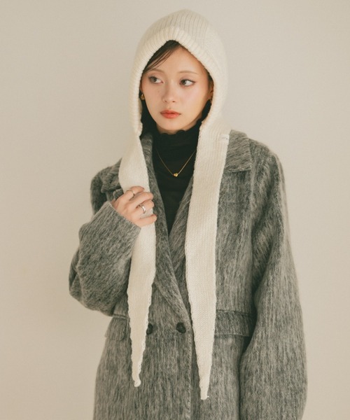 マフラータイニットフーディー/バラクラバ（マフラー）｜VANNIE U