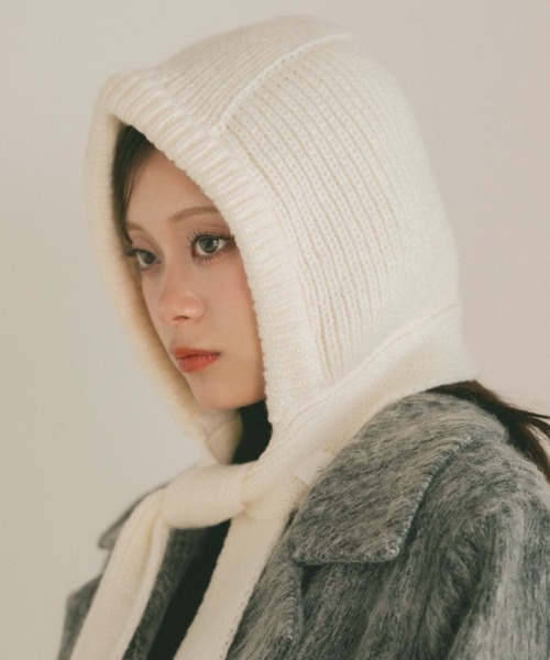 マフラータイニットフーディー/バラクラバ（マフラー）｜VANNIE U