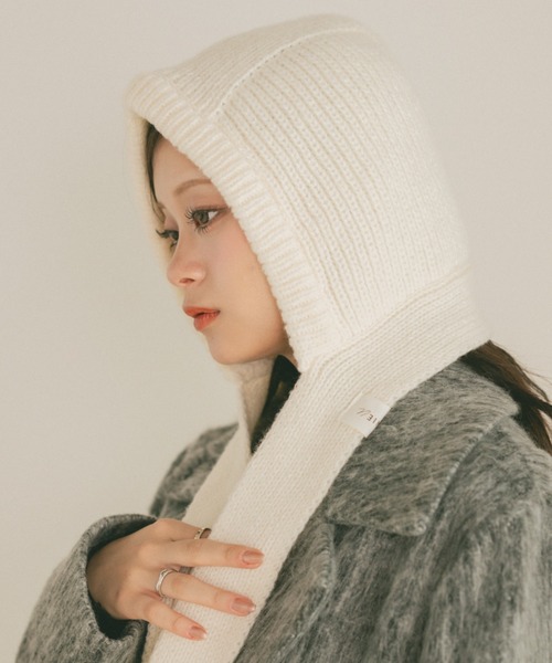 マフラータイニットフーディー/バラクラバ（マフラー）｜VANNIE U