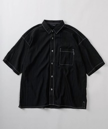 【70】 ルーズサイズ ステッチシャツ