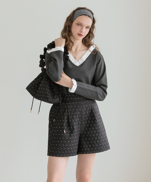 DONOBAN（ドノバン）の「ドットキルティングショートパンツ（その他パンツ・レディース・ブラック・ONE）」の15枚目の写真