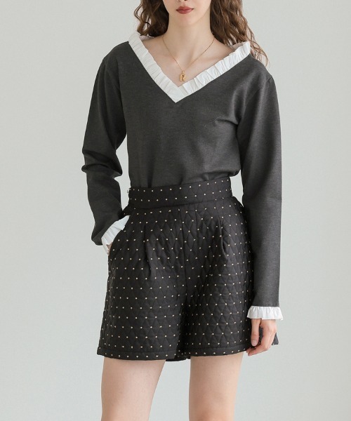 DONOBAN（ドノバン）の「ドットキルティングショートパンツ（その他パンツ・レディース・ブラック・ONE）」の19枚目の写真