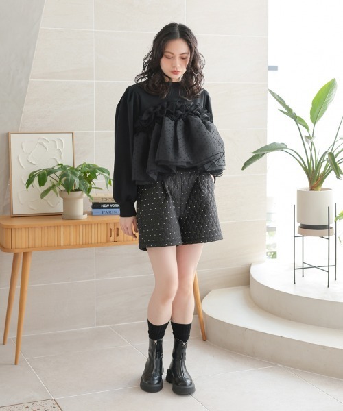 ドットキルティングショートパンツ（その他パンツ）｜DONOBAN