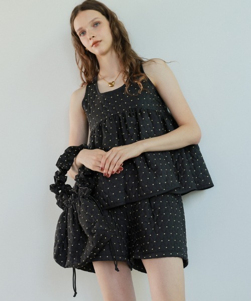 DONOBAN（ドノバン）の「ドットキルティングショートパンツ（その他パンツ・レディース・ブラック・ONE）」の12枚目の写真