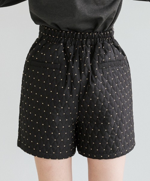 ドットキルティングショートパンツ（その他パンツ）｜DONOBAN