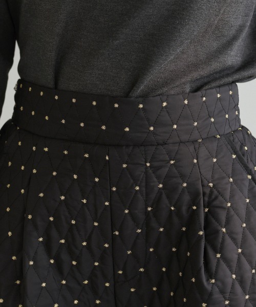 DONOBAN（ドノバン）の「ドットキルティングショートパンツ（その他パンツ・レディース・ブラック・ONE）」の3枚目の写真