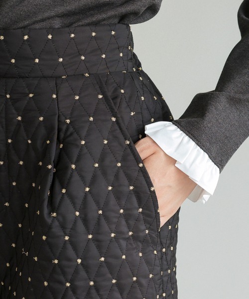 DONOBAN（ドノバン）の「ドットキルティングショートパンツ（その他パンツ・レディース・ブラック・ONE）」の5枚目の写真