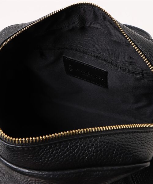 AULENTTI（オウレンティ）の「【AULENTTI/オウレンティ】2WAY レザー ミニボストンバッグ イタリア製（ボストンバッグ・レディース・ブラック/ダークベージュ・FREE）」の5枚目の写真