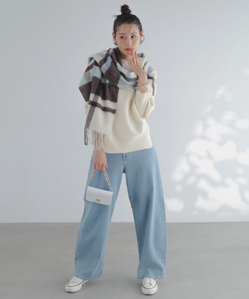 ANY SIS（エニィスィス）の「CICA加工 ビューティドルマン ニット（ニット/セーター・レディース・ブラック系/ベージュ系/ダークグリーン系/アイボリー系/ネイビー系/ピンク系/ライトグレー系/ワイン系/ダルブルー系/ライトイエロー系・MEDIUM）」の20枚目の写真