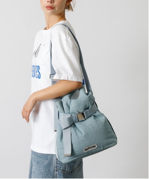 OUTDOOR PRODUCTS(アウトドアプロダクツ)の「【OUTDOOR PRODUCTS / アウトドアプロダクツ】2wayTote S/巾着ショルダーバッグ/2way/巾着/Sサイズ【WEB限定】(ショルダーバッグ・レディース・チャコールグレー/シルバー/ブラック/オレンジ/ブラウン/インディゴブルー/アイボリー/モカ・フリー)」の7枚目の写真